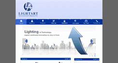 Desktop Screenshot of lightartlighting.com